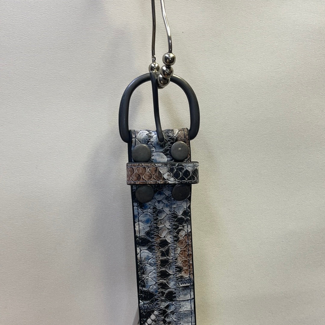 Free People Patterned Leather Belt