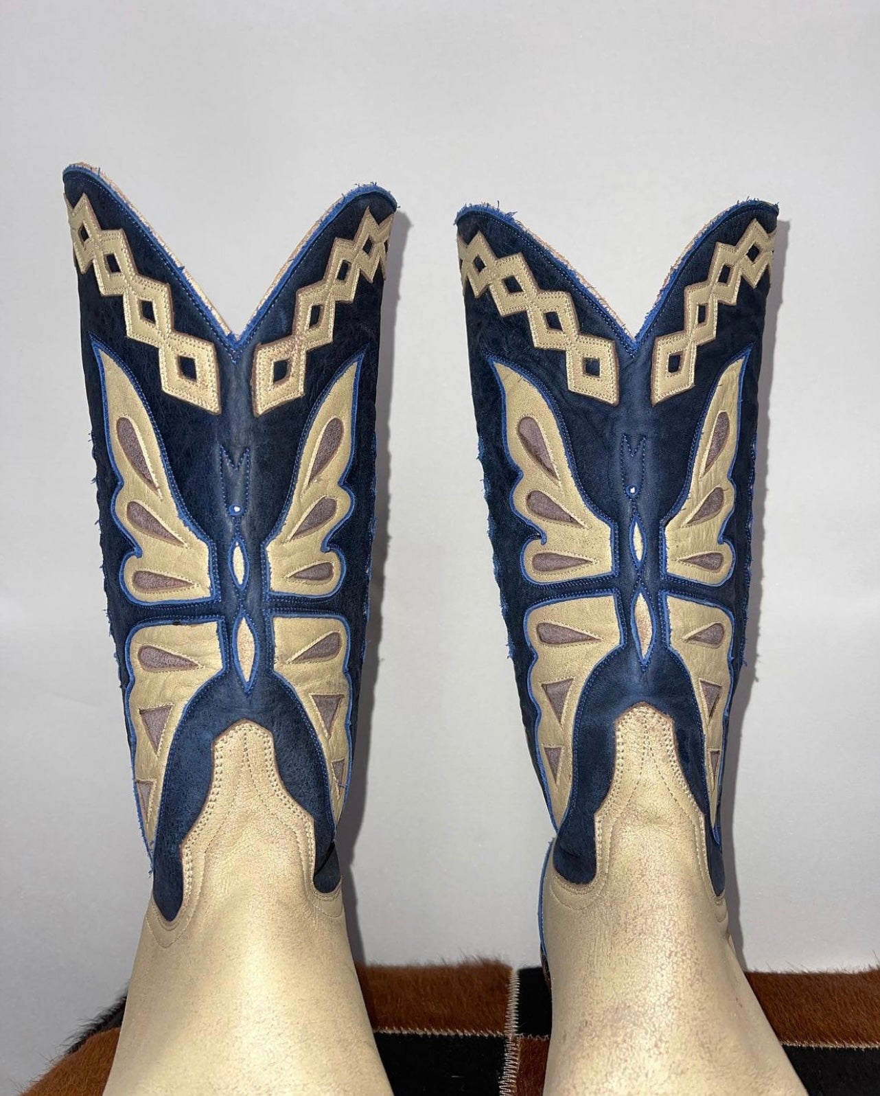 The Old Gringo Butterfly Blue boots