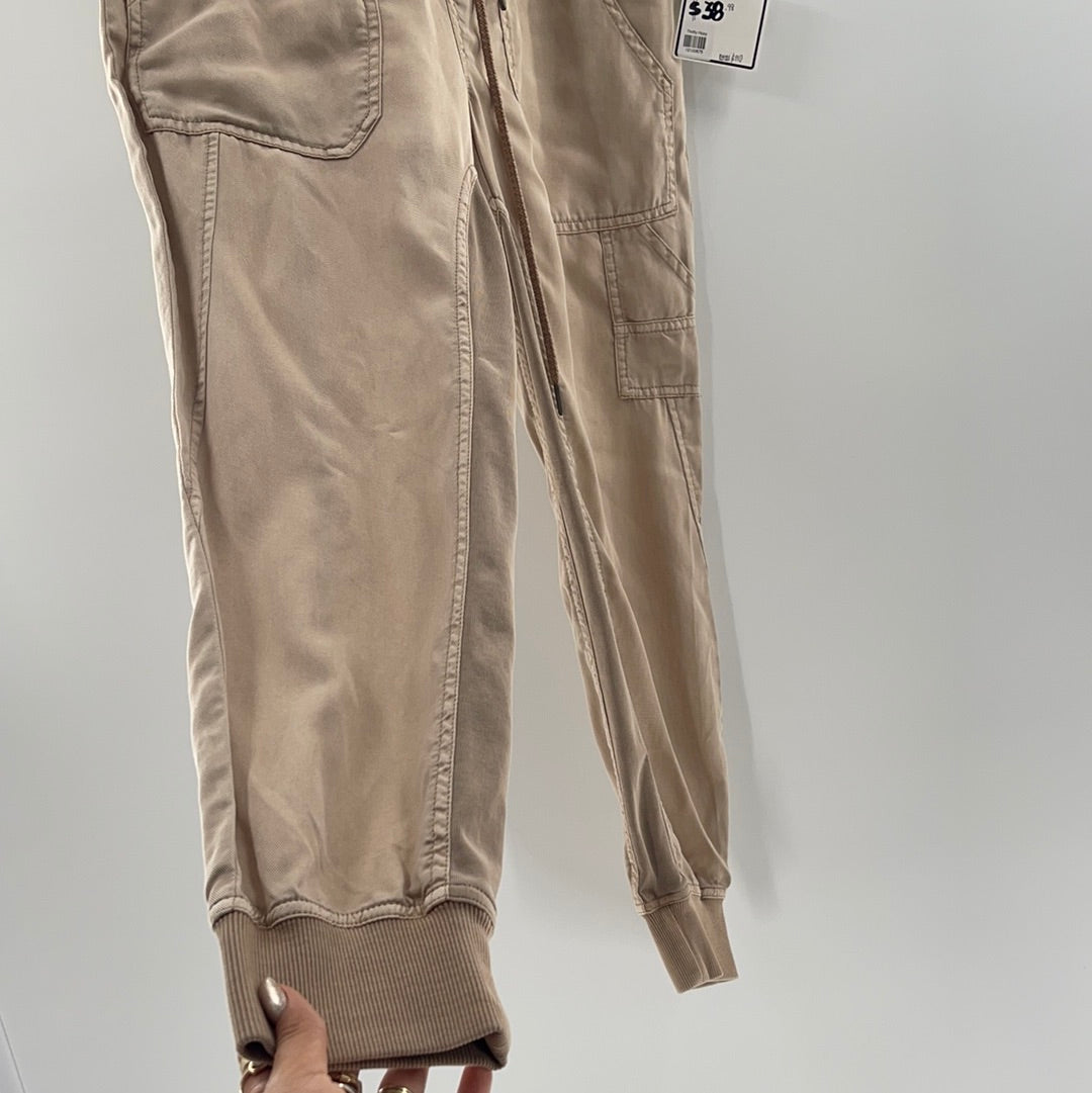 Anthropologie khaki joggers