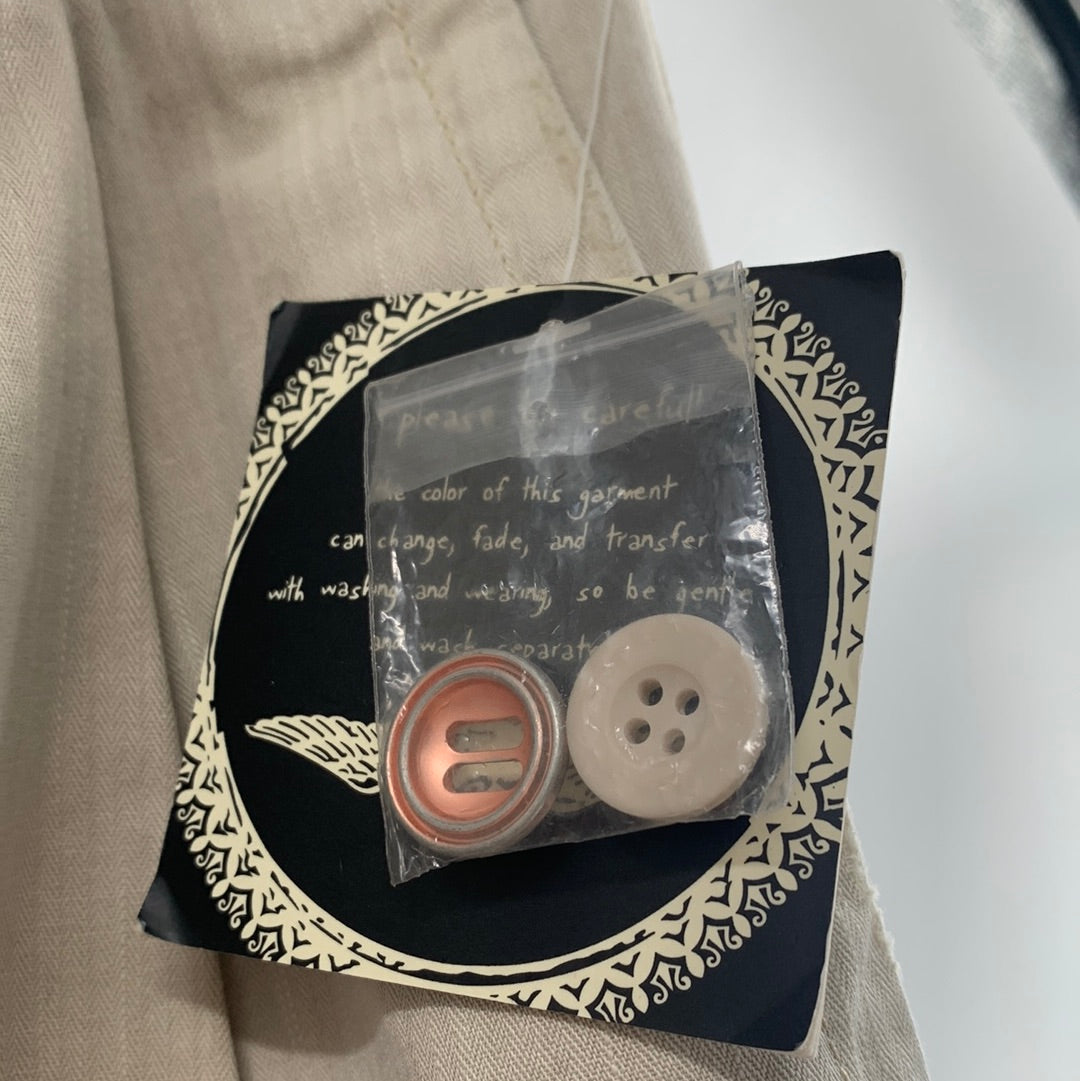 Free People Wide leg Pleated Trousers (Size 2)