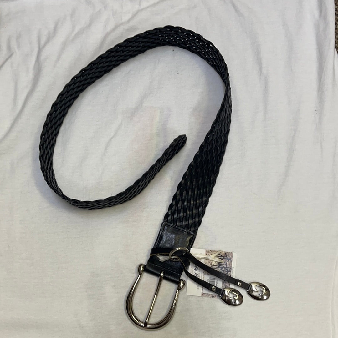 Michael Kors Black Leather Belt