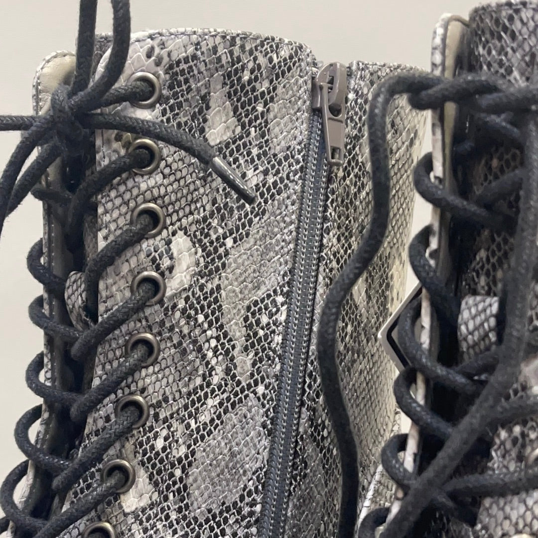 Coconuts by Matisse Snake Skin Patterned Zip Up Boots