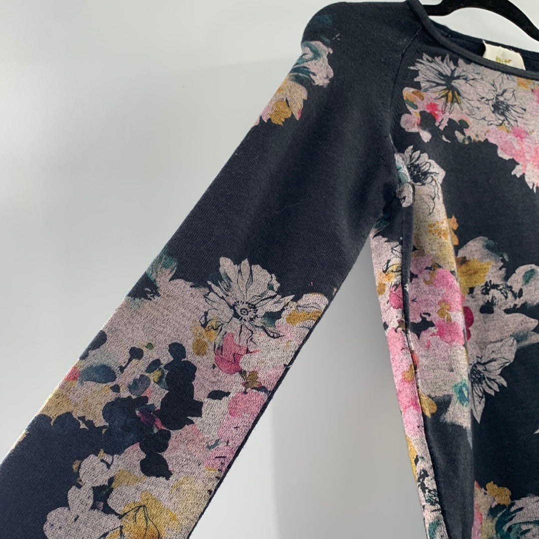 Maeve Charcoal Floral Knit (XS)