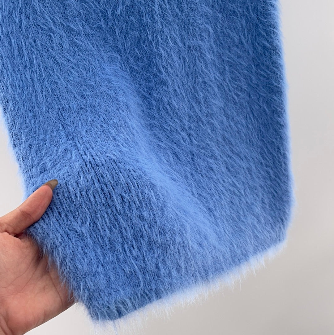 Urban Outfitters Powder Blue Fuzzy Dress (XL)