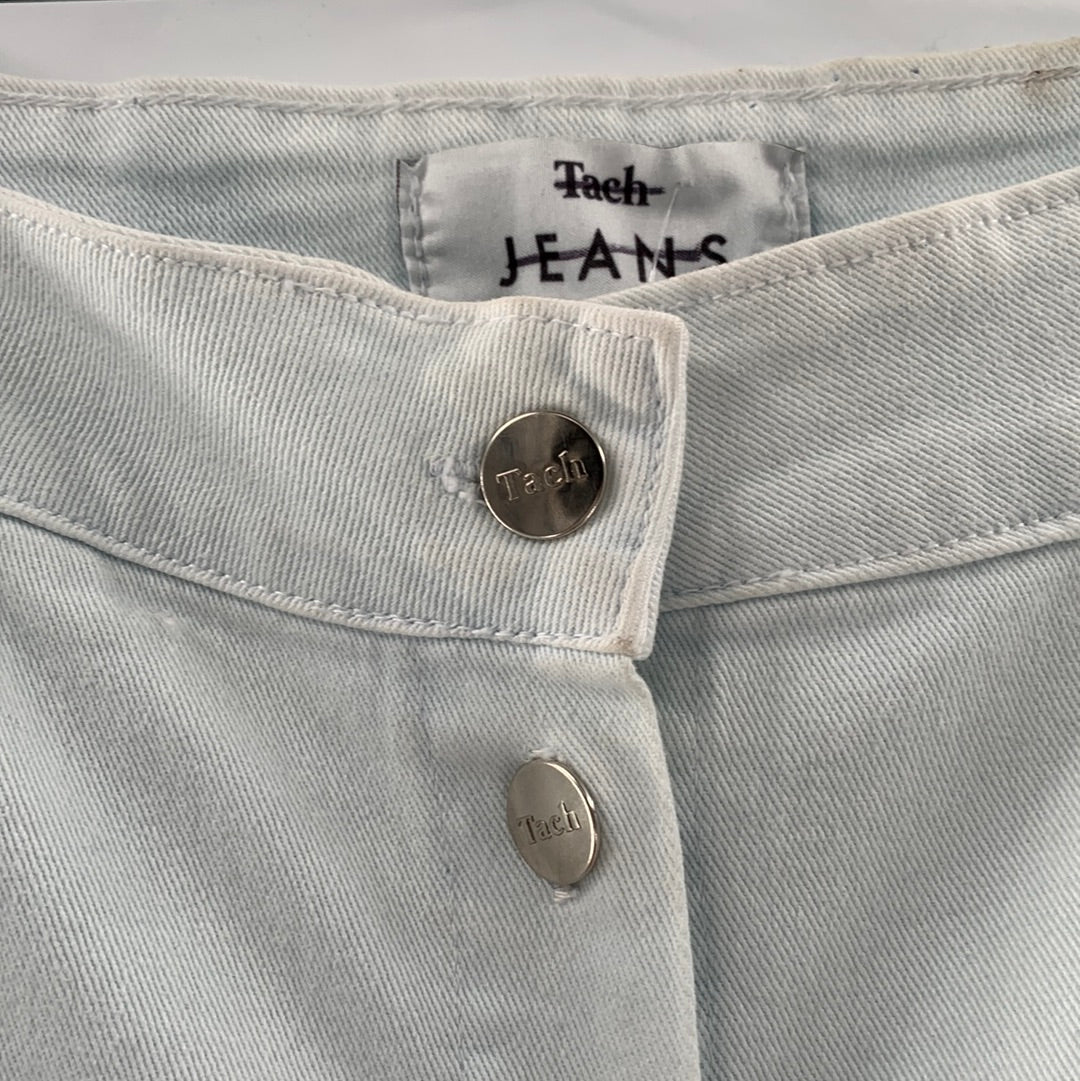 Tach Free People Duo Tone Denim Mini Skirt (Sz L)