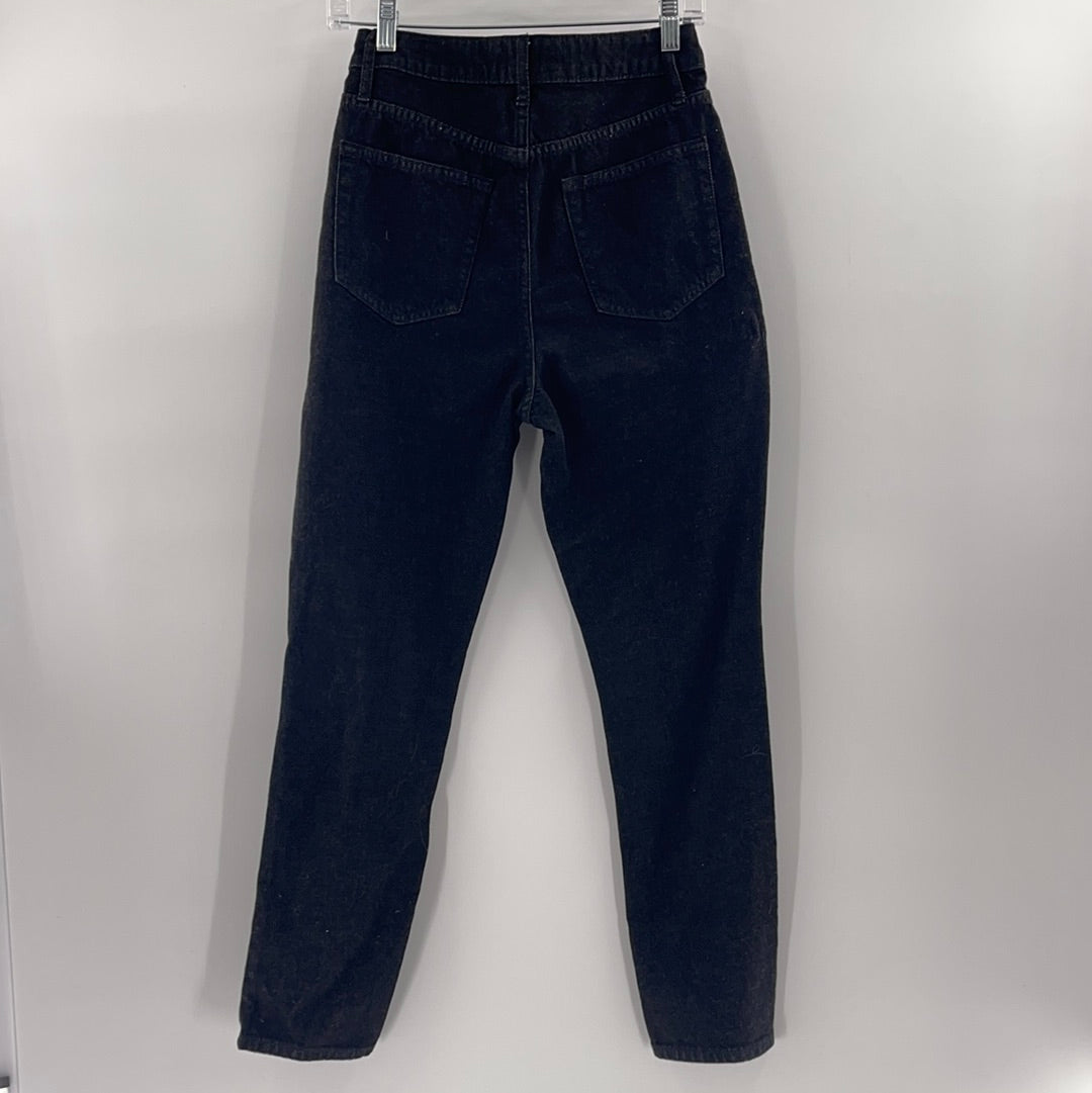 BDG Multiple Button Up Black Jeans (Size 27)