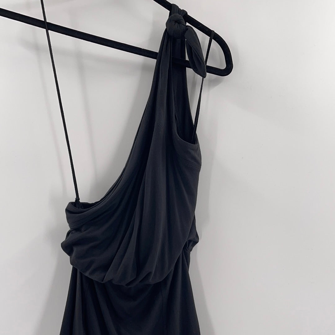 Free People Black One Shoulder Tank (M)