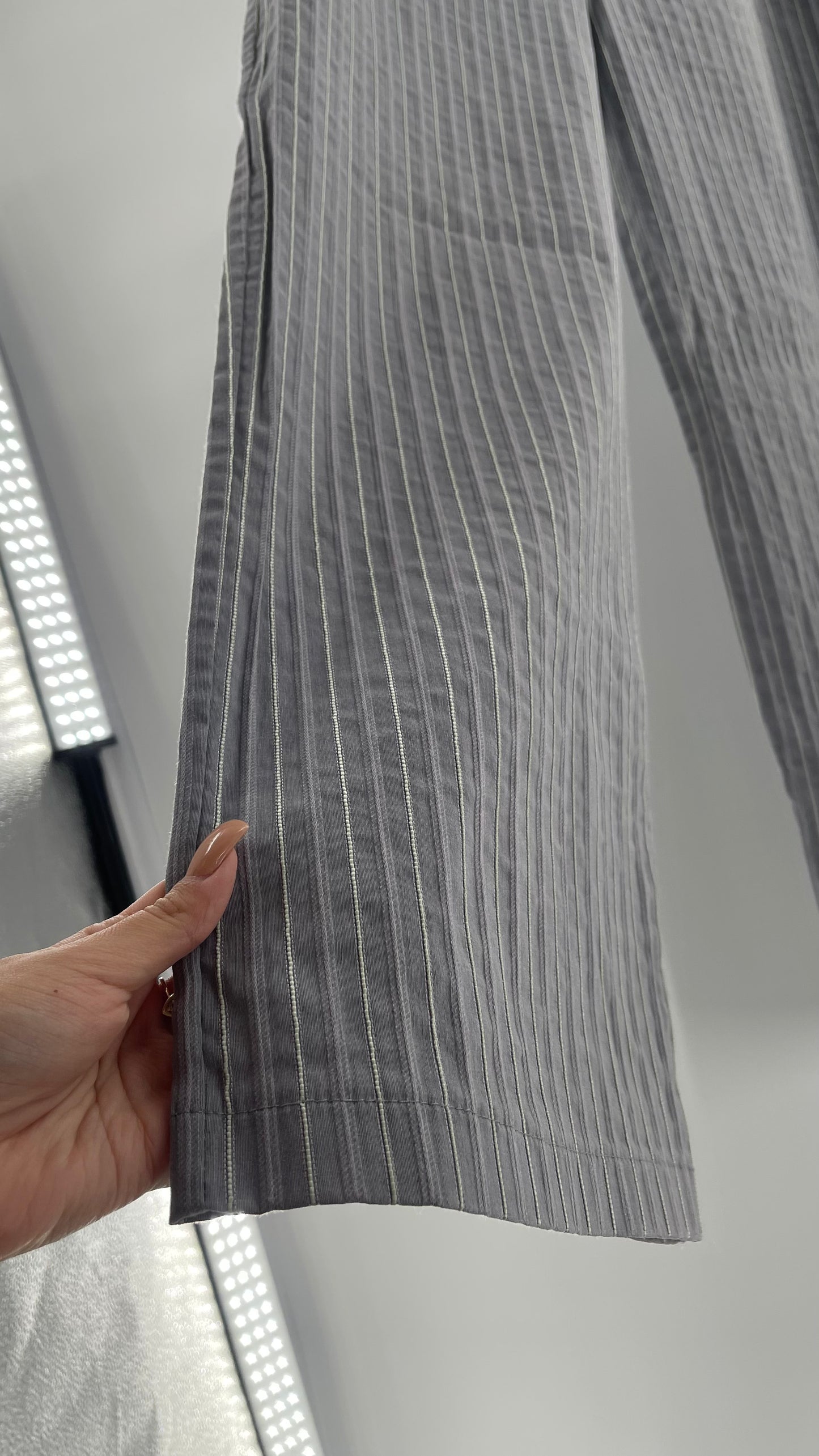 Vintage Pinstripe Wide Legs (Medium)