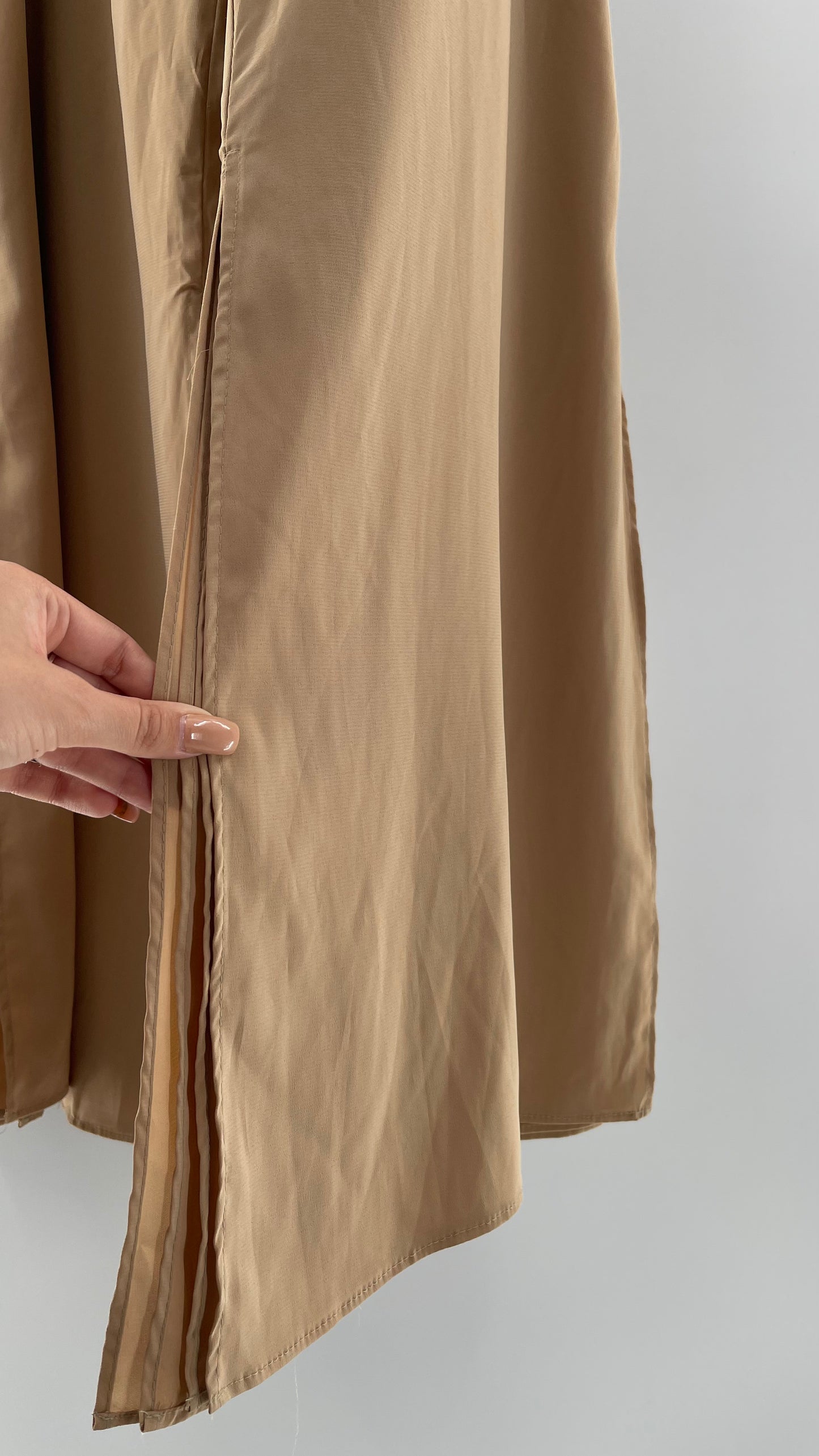 Vintage Tan Hotpants with Double Layered Hem (6/8)