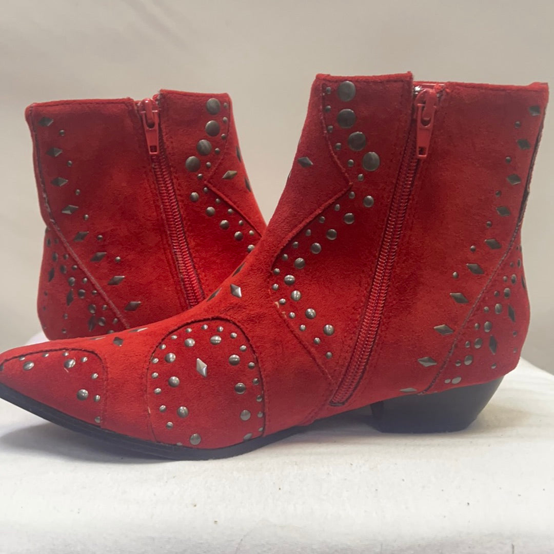 Coconuts by Matisse Red Kirin studded Boots