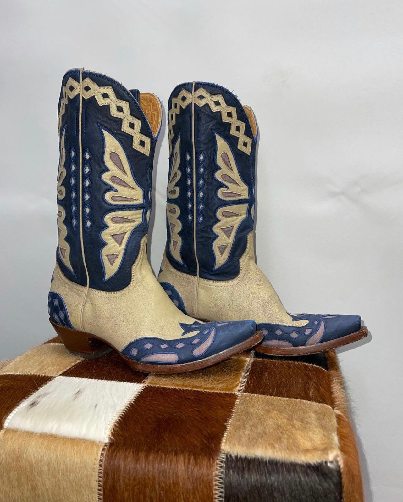 The Old Gringo Butterfly Blue boots