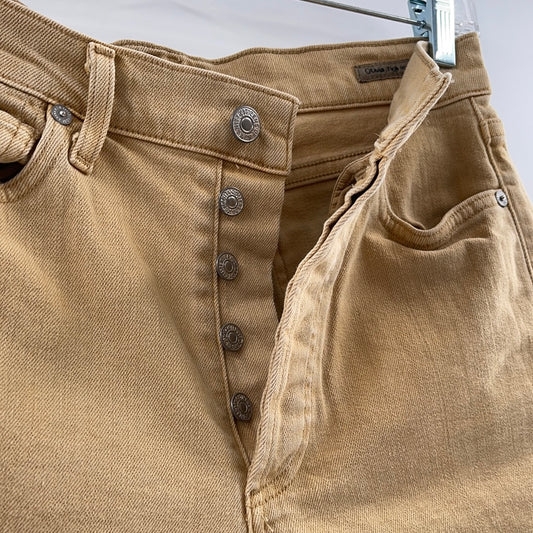 Citizens of Humanity Khaki/Sand Button Up Jeans (Size 27)