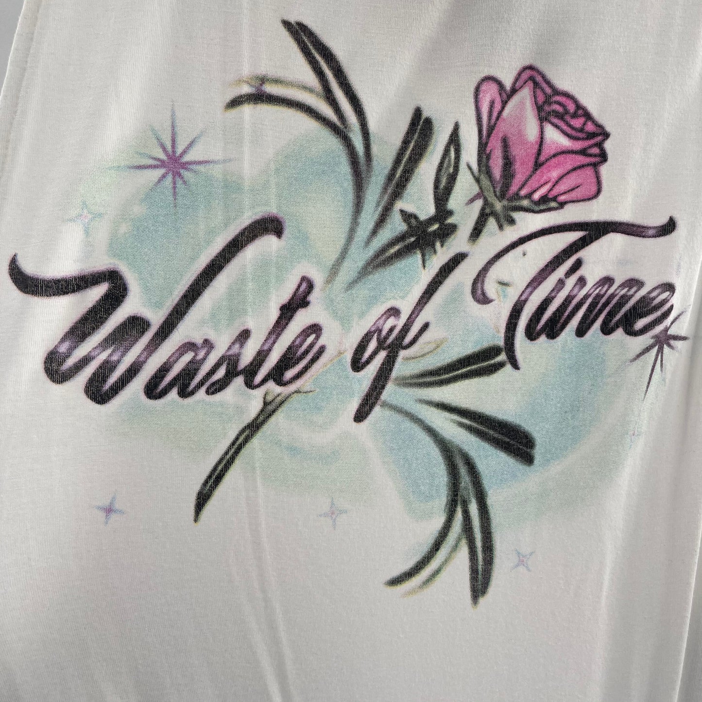 Out From Under White Airbrush Graphic (M)