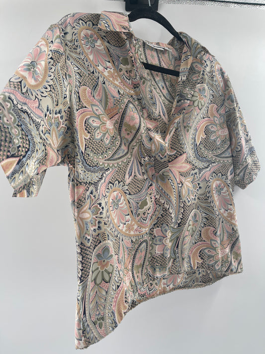 Vintage Paisley Print Short Sleeve (8)