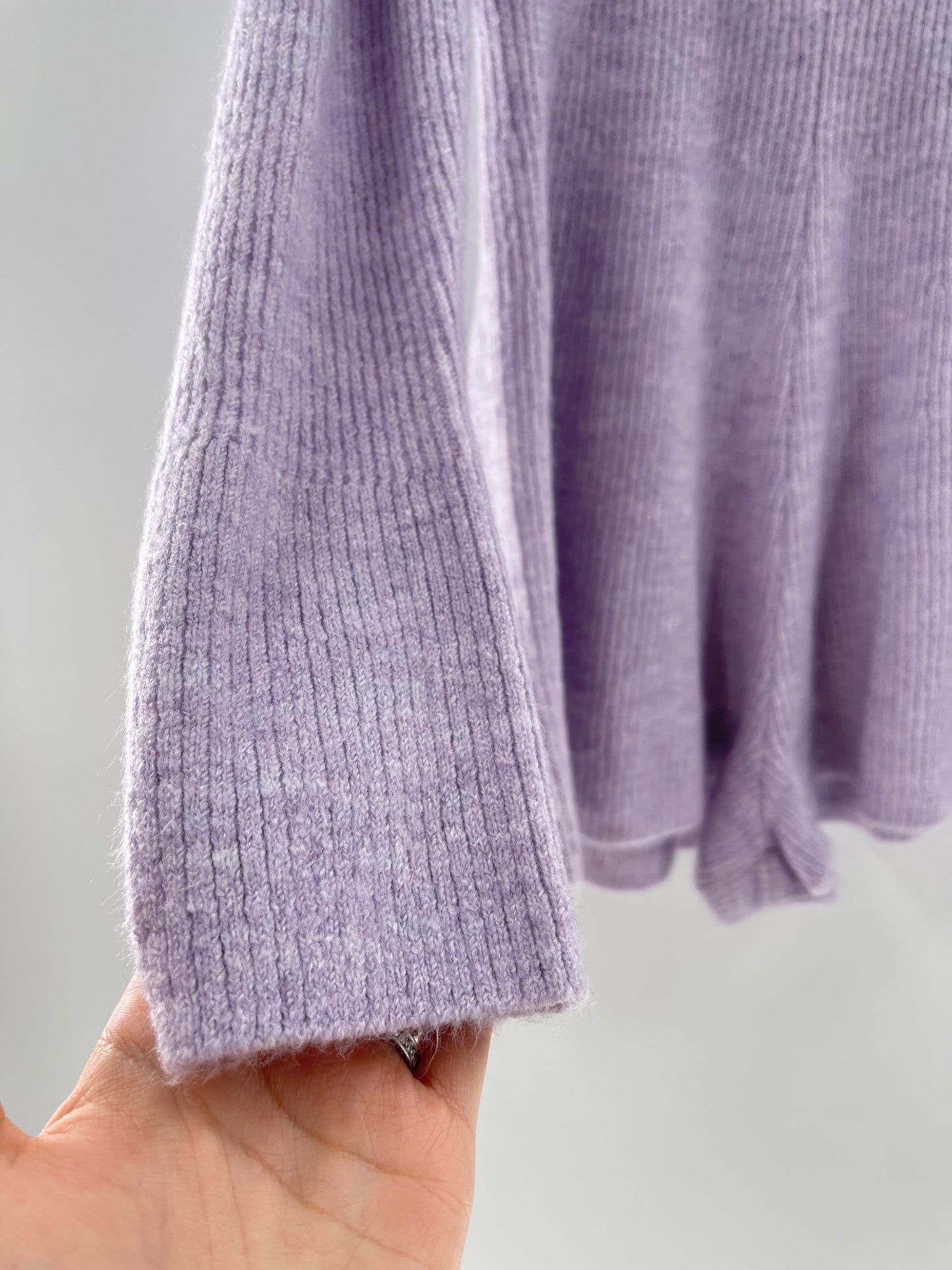 Urban Outfitters Lavendar Knit Playsuit (Large)