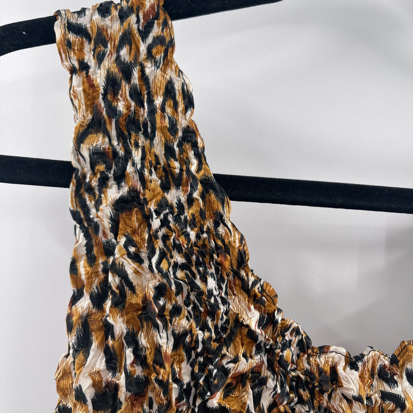 Vintage Cheetah Print Popcorn Tank (M)