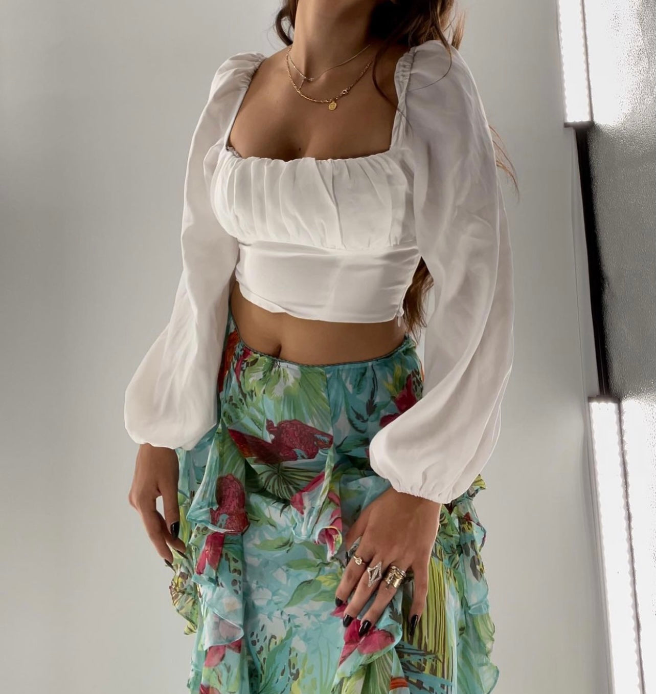 Princess Polly Cropped Milkmaid Top (4)