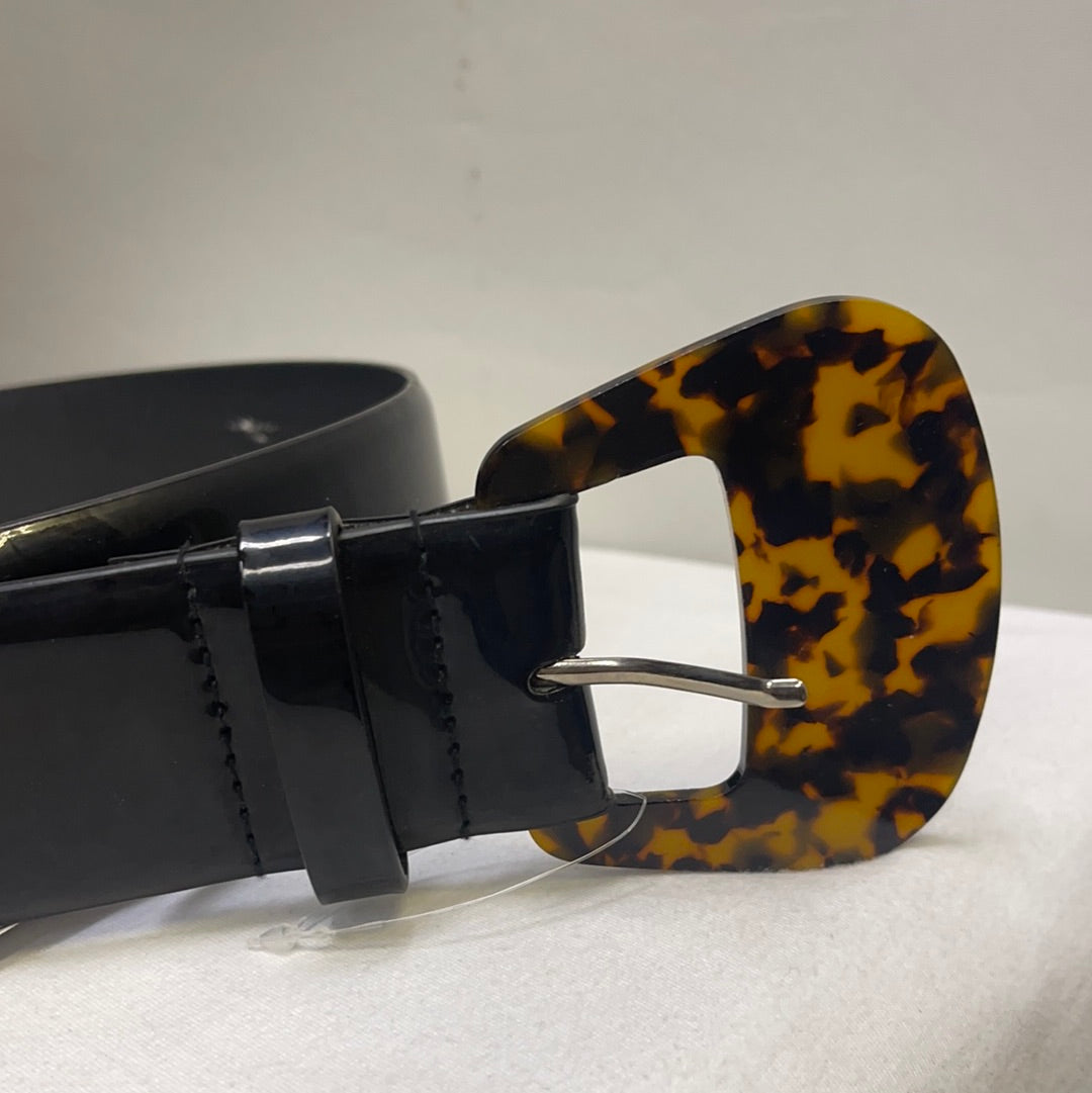 Anthropologie Tortoise Shell Clasp Belt