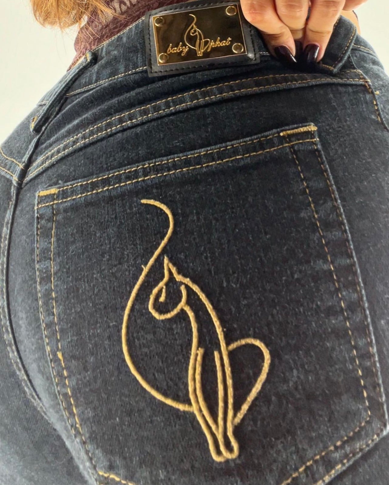 Vintage Baby Phat Kick Flares (Sz 5)