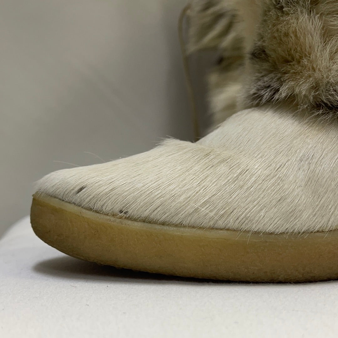 Oscar De La Renta Cow Hide Boots