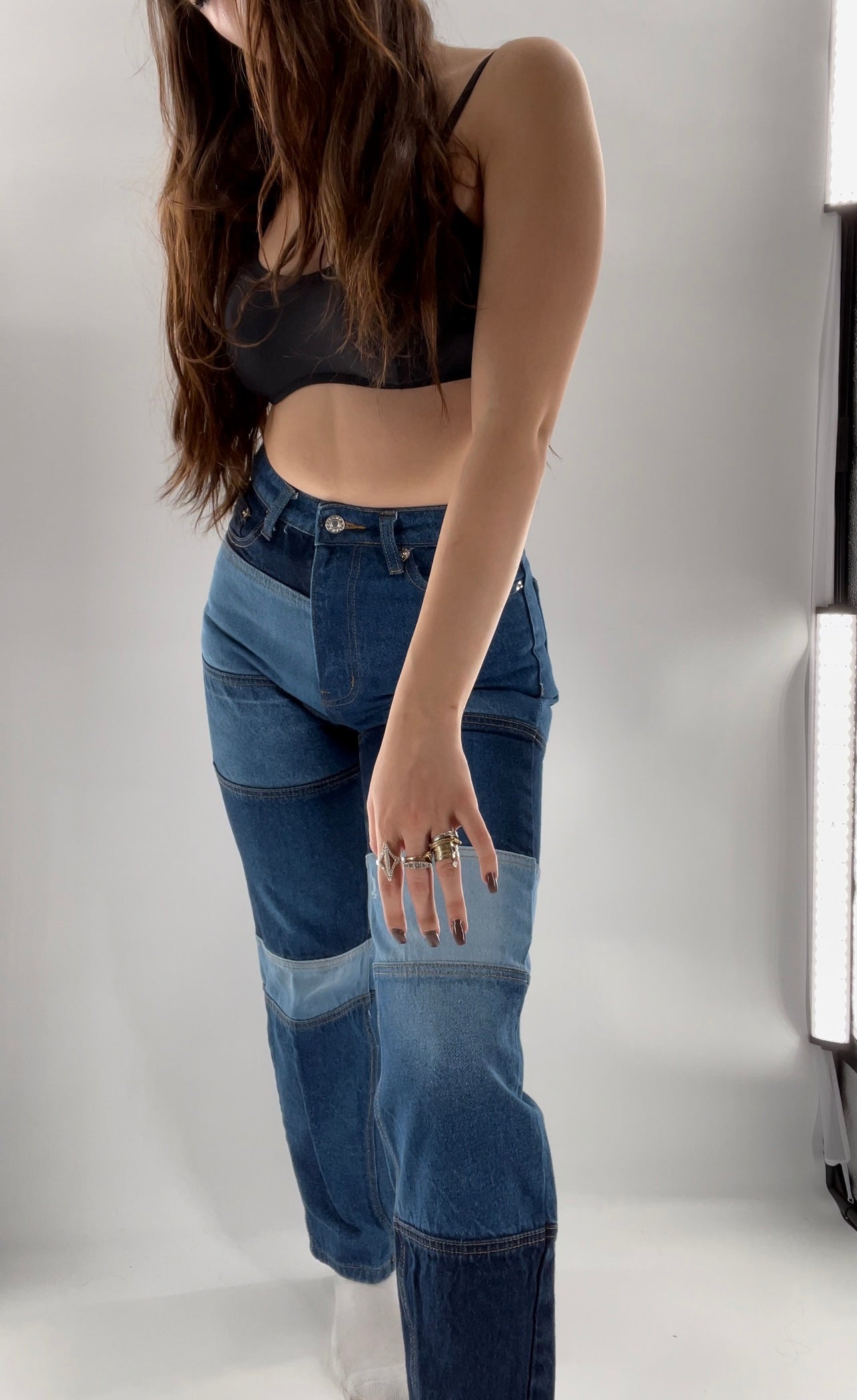 Adika Patchwork Jeans M