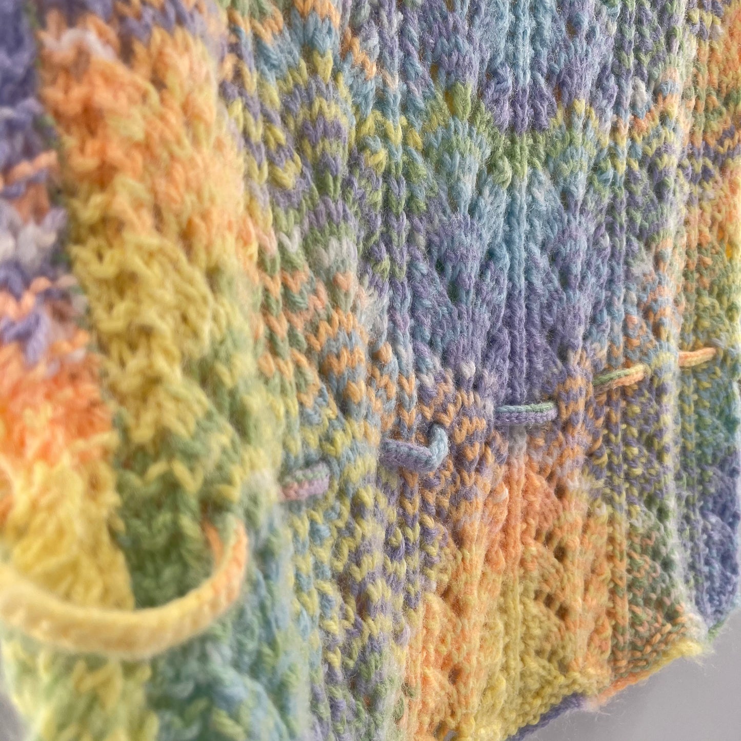 Vintage Pastel Knit Tank (S/M)