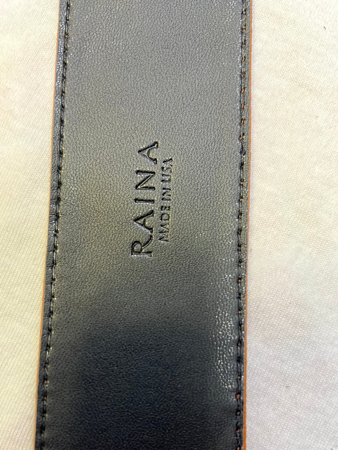 Raina Brown Leather and Rope Belt