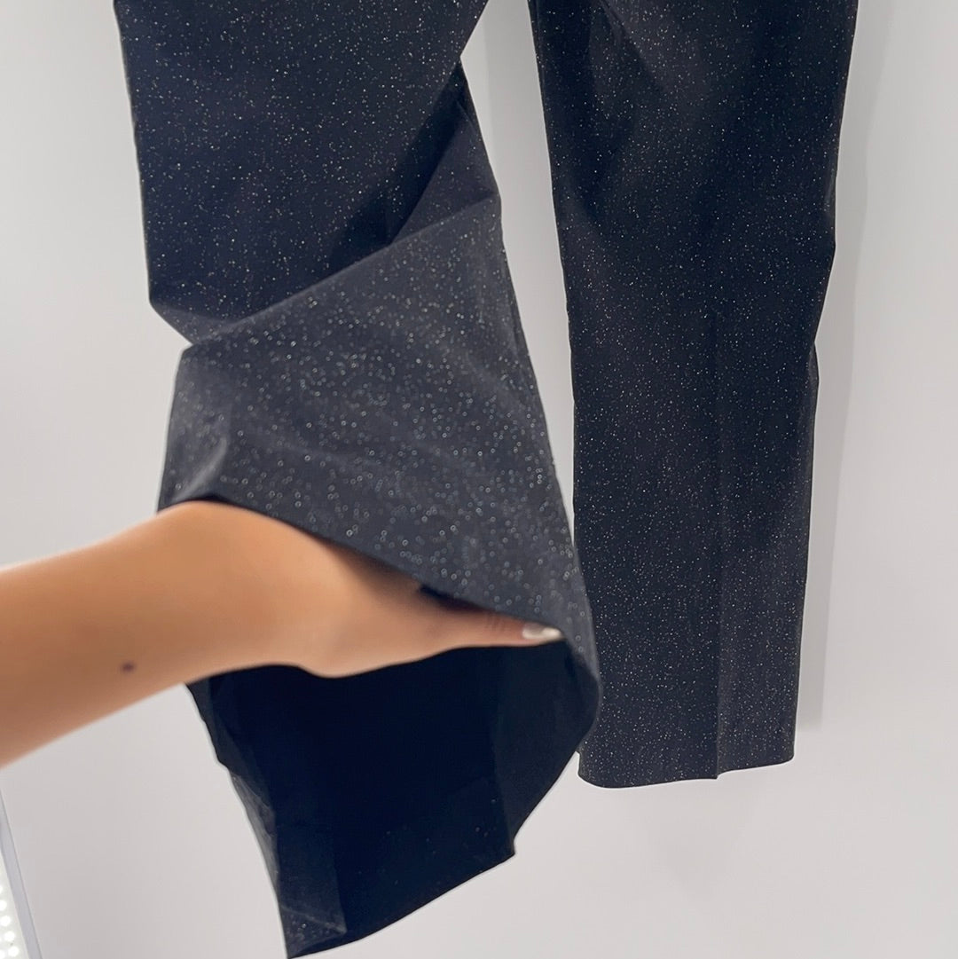 CLOCKHOUSE Vintage Button Up Sparkle Pants (Sz 28)