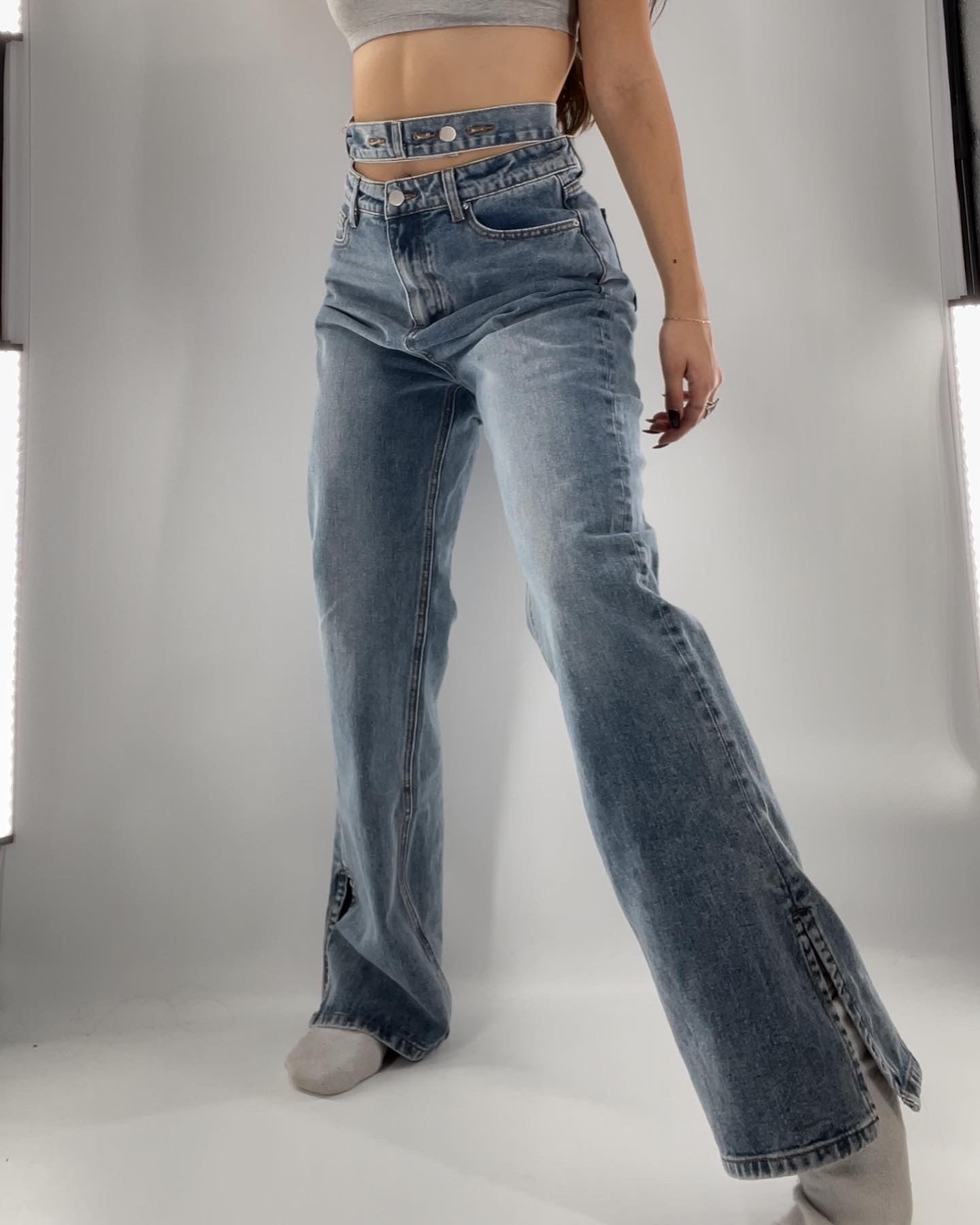 Cider Double Waistline Straight Legs (Medium)