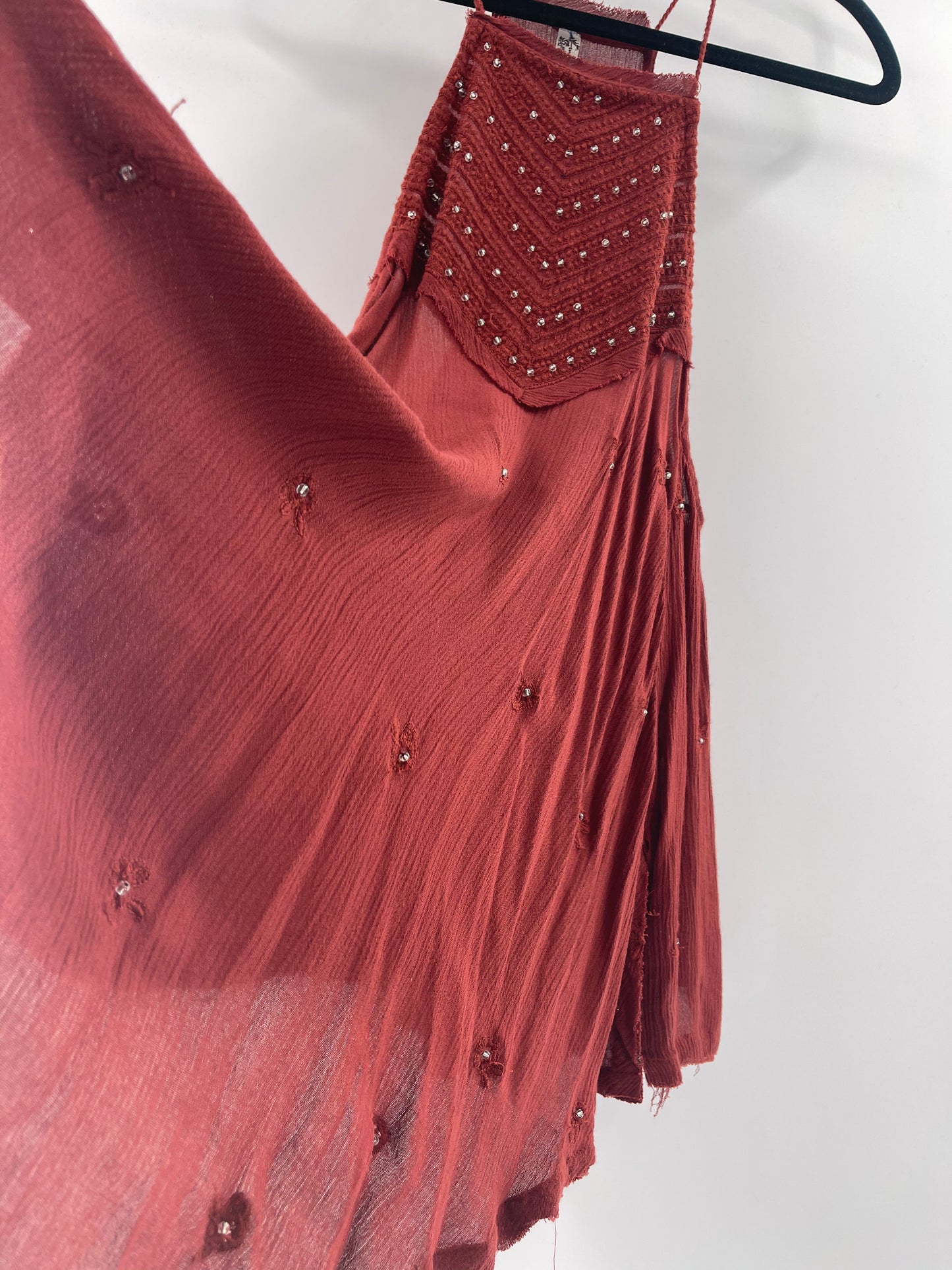 Intimately Free People Burnt Orange Tunic (S)