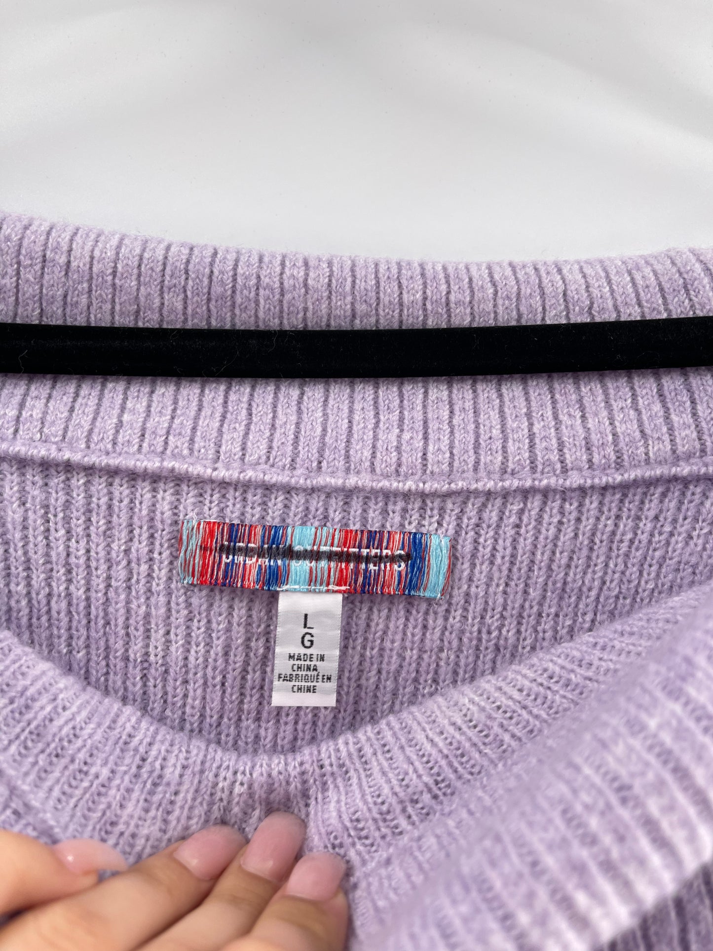 Urban Outfitters Lavendar Knit Playsuit (Large)