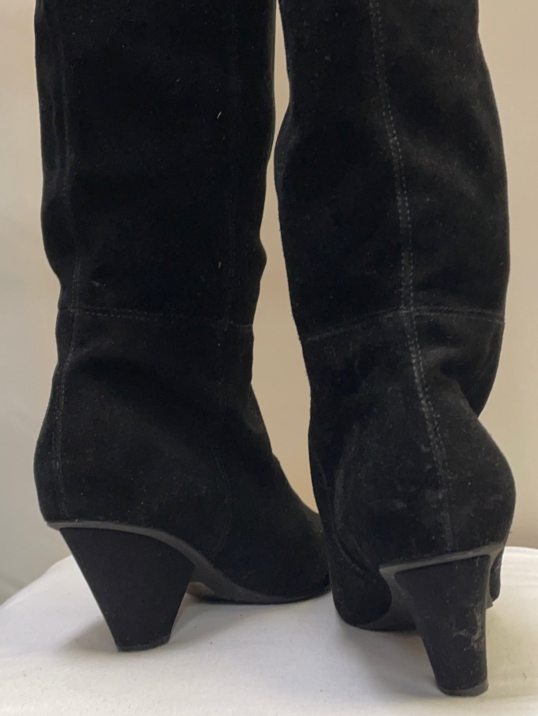 Jeffrey Campbell Black Suede Boots