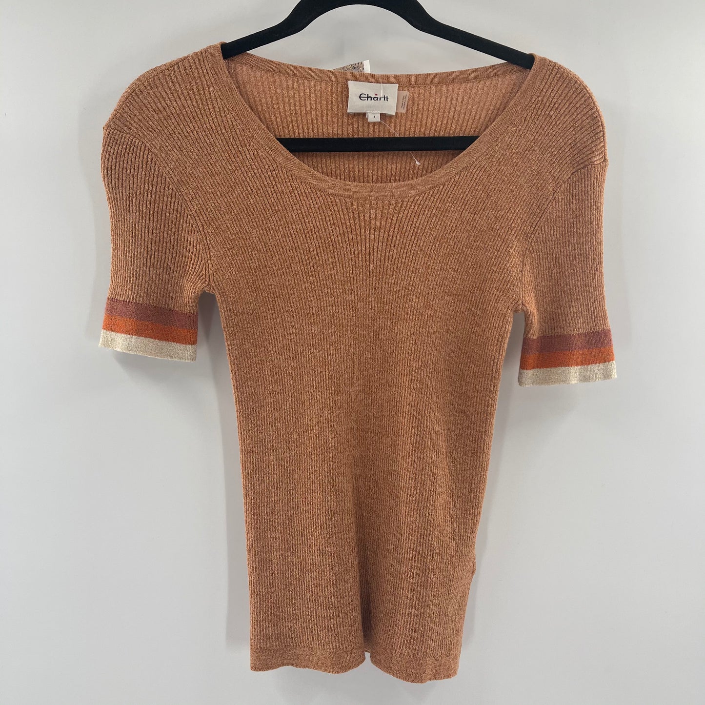 Charli Ribbed Knit Short Sleeve
