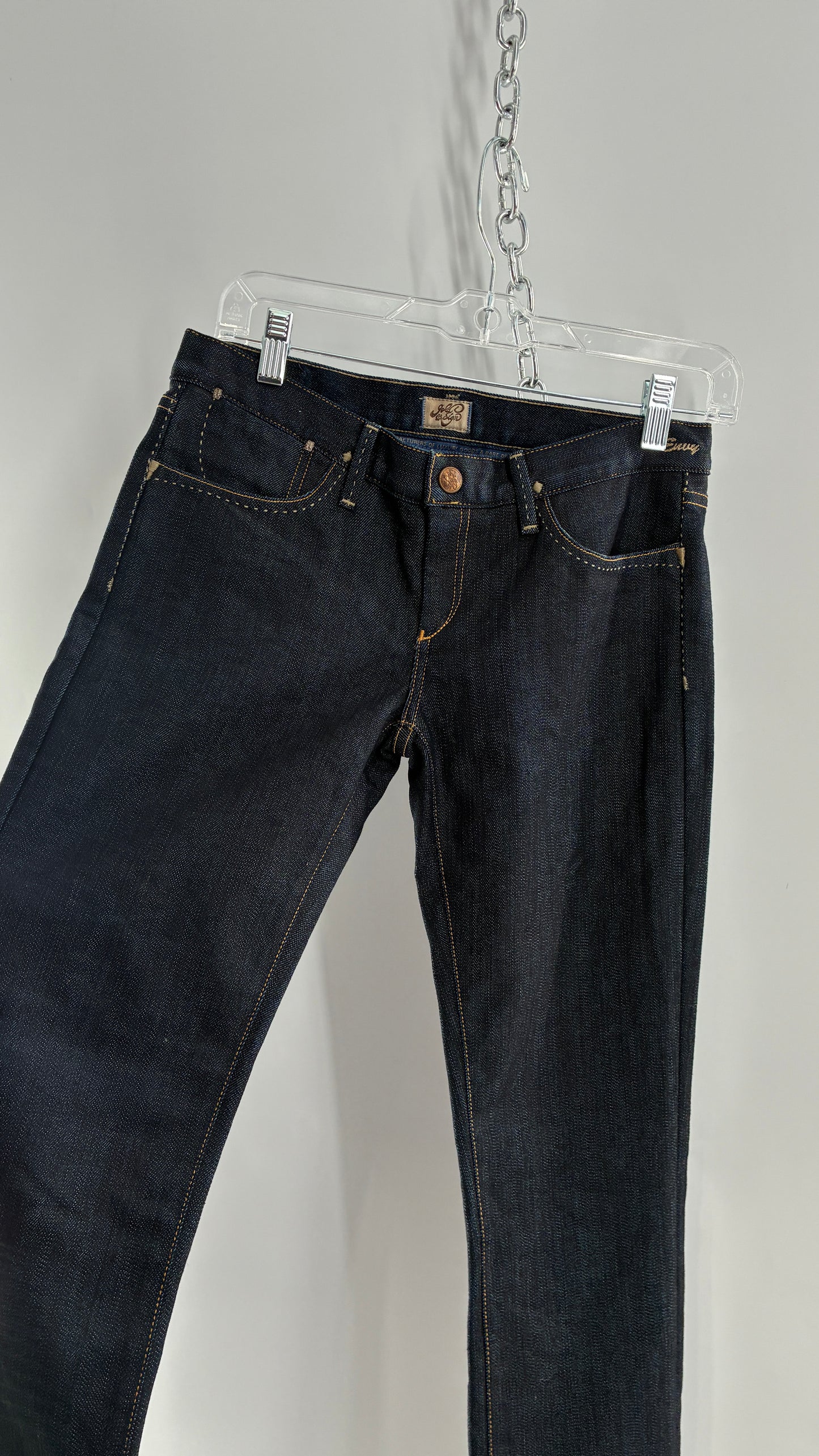 Vintage GOLD SIGN Dark Wash Low Rise Jeans (26)