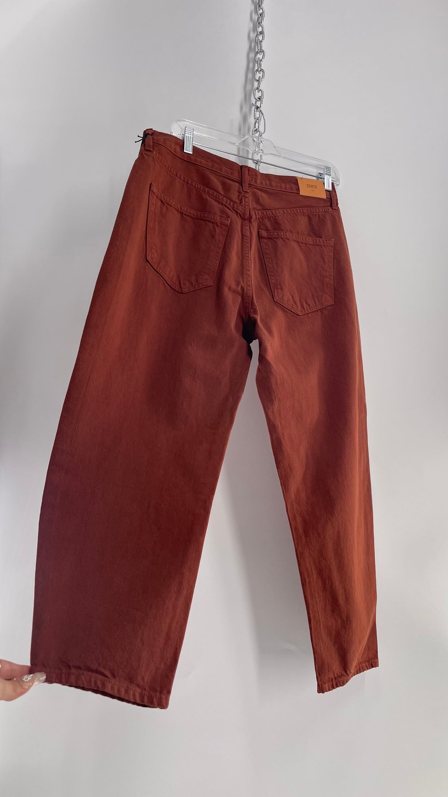 Edwin 1947 Rust Brown Jeans with Tags Attached (32)