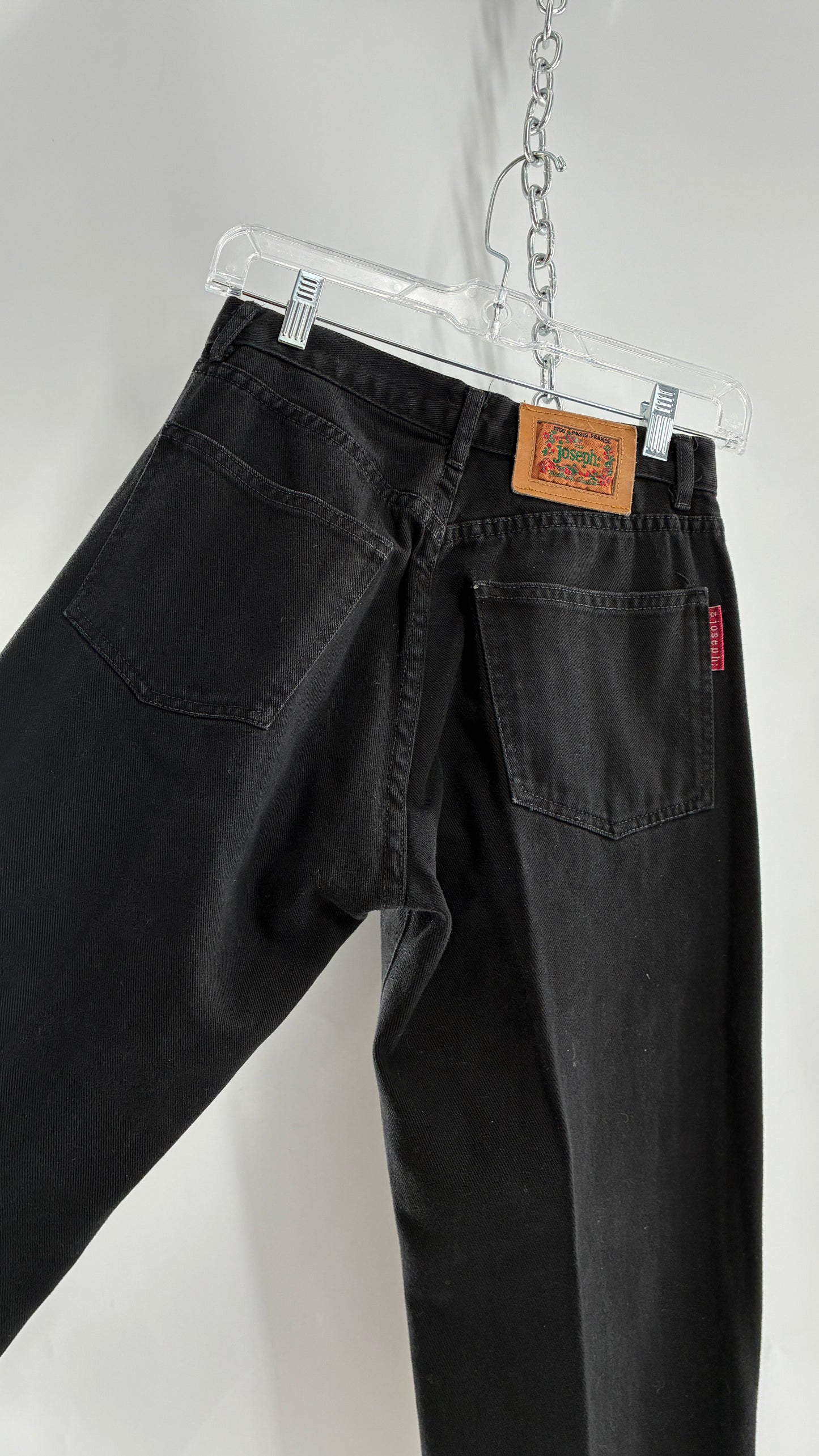 Vintage For Joseph Paris, France Black High Waisted Mom Jean (28)