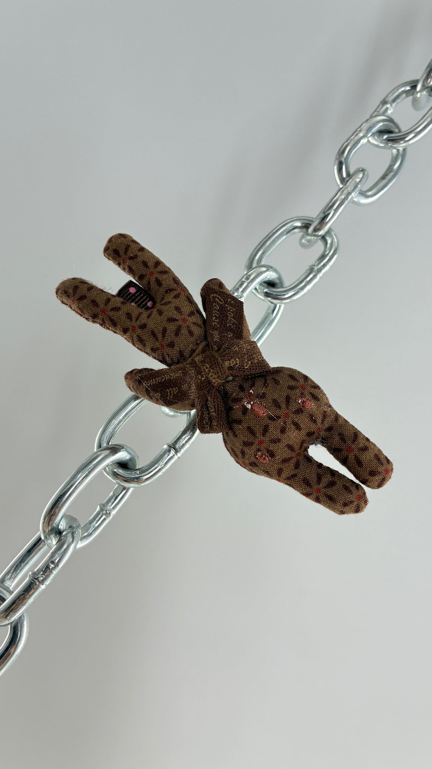 Vintage Stuffed Rabbit Hair Clip