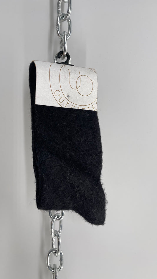 Urban Outfitters Black Crew Sock