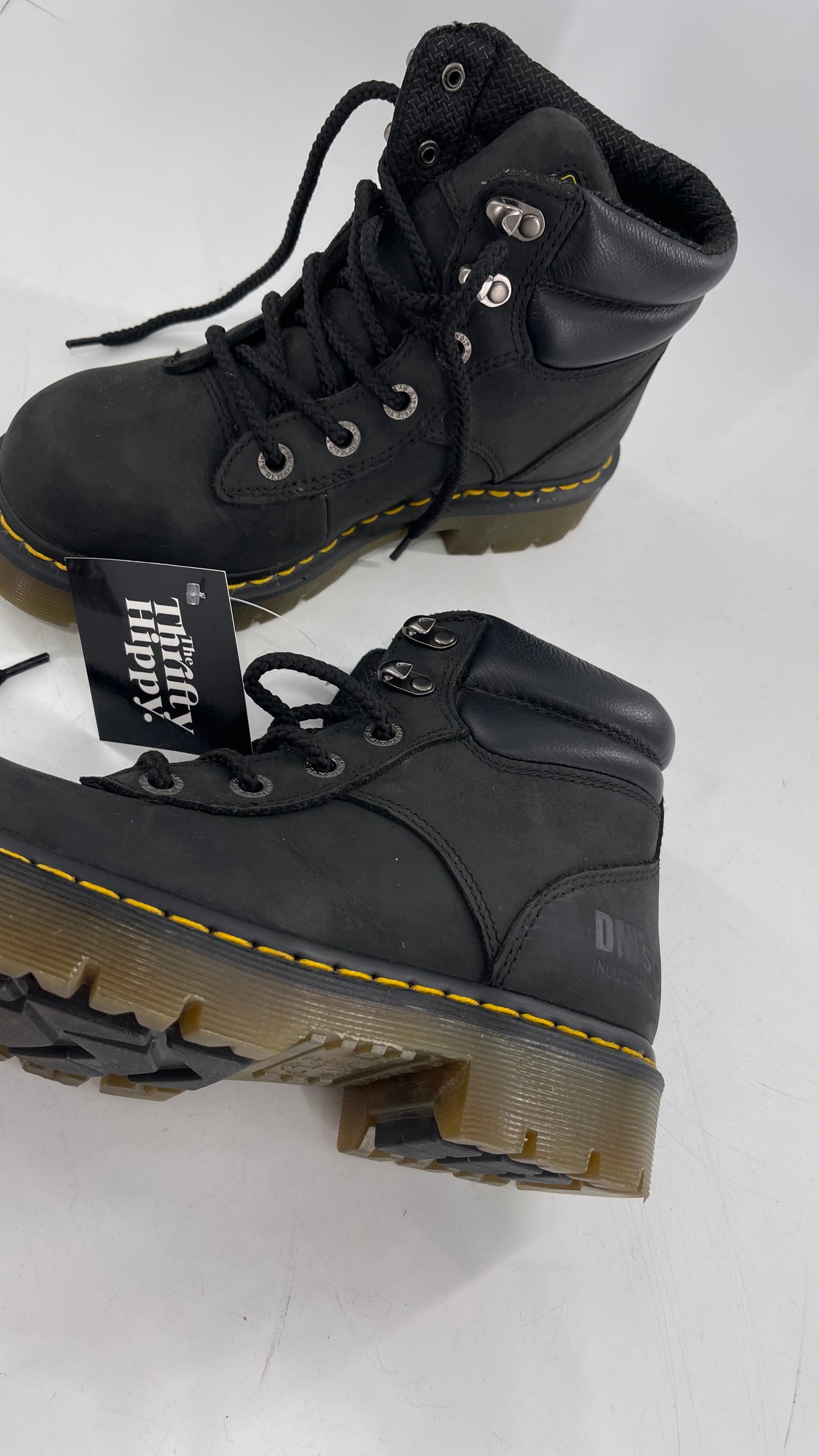 Doc Martens Industrial Black Combat Boots (6)