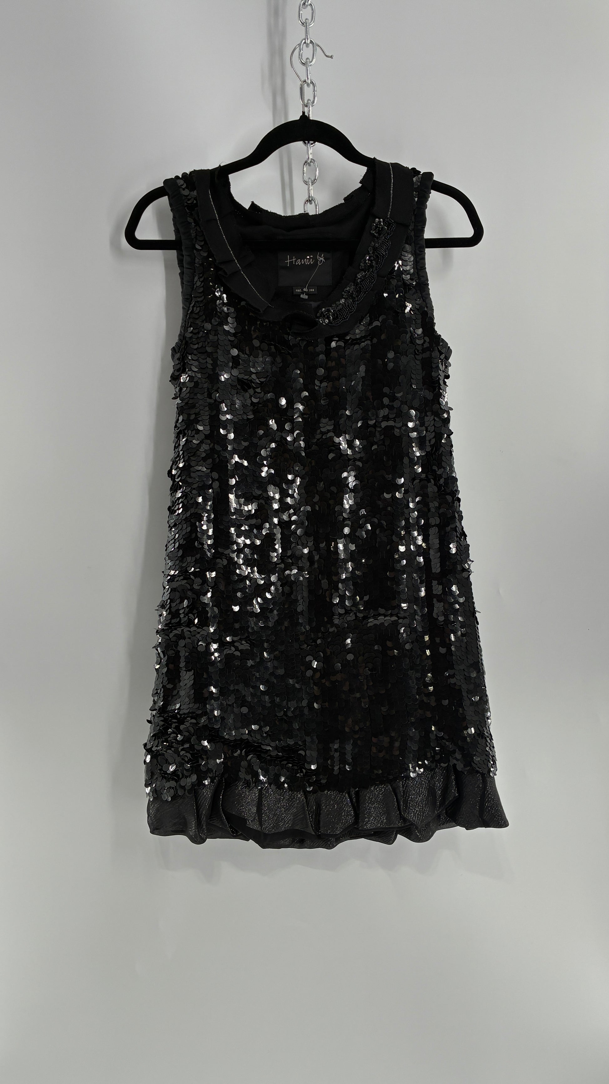 hanii y beaded lace detail dress BLUE BEADED LACE DRESS | CULT MIA