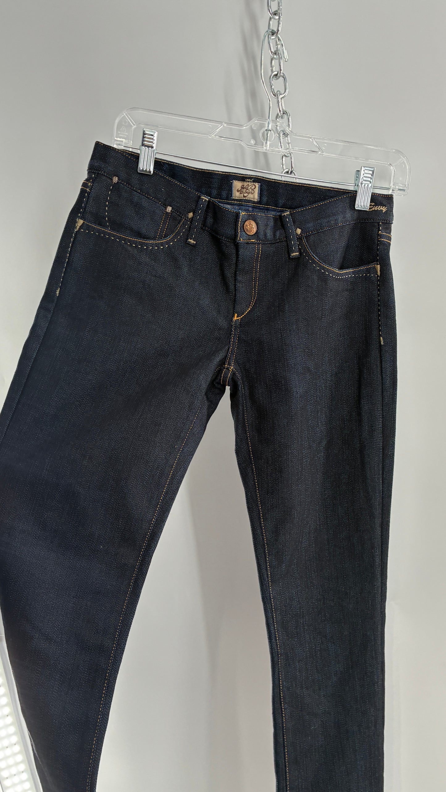 Vintage GOLD SIGN Dark Wash Low Rise Jeans (26)