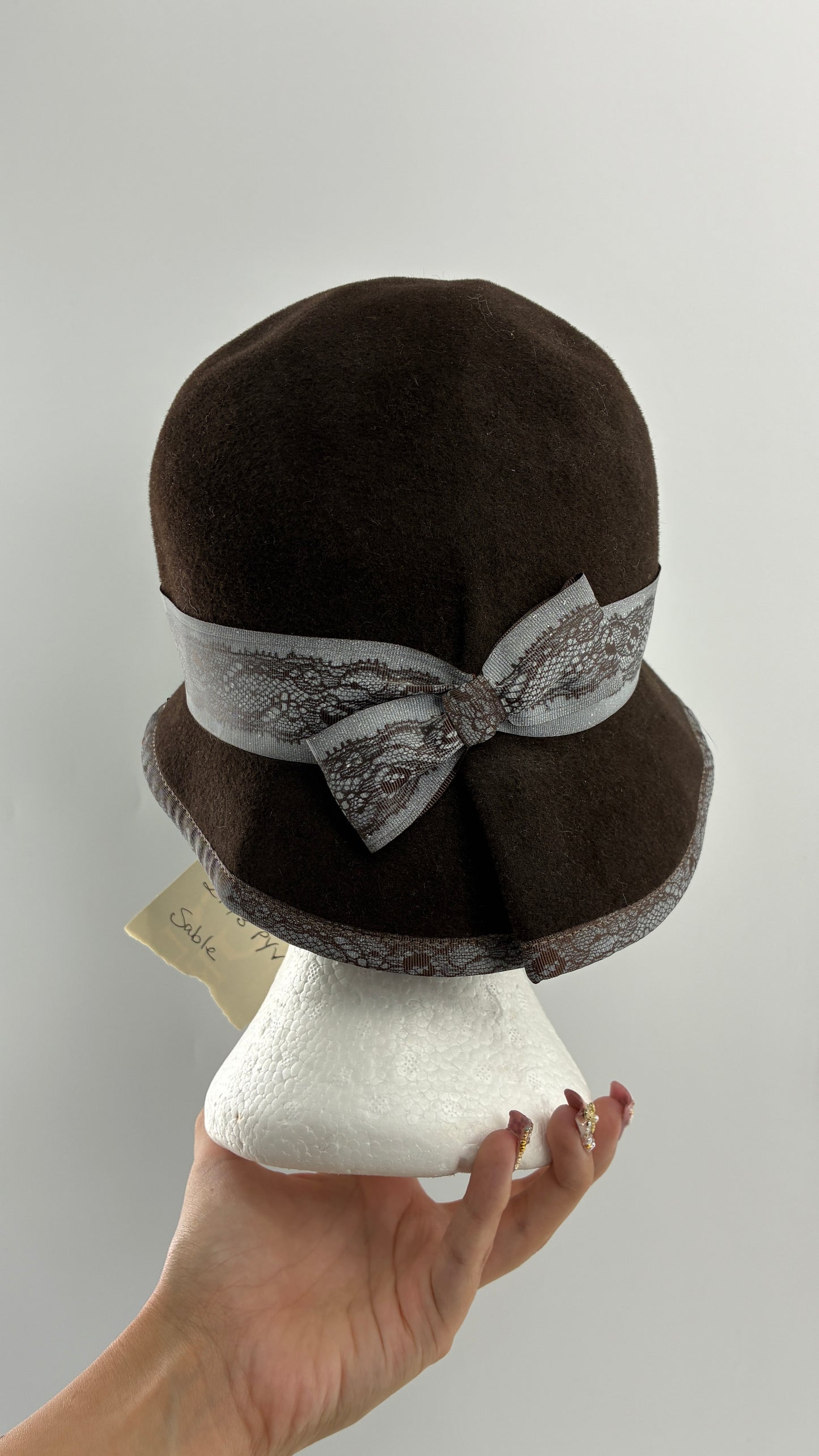 Deadstock Vintage LOUISE GREEN Millinery Hat