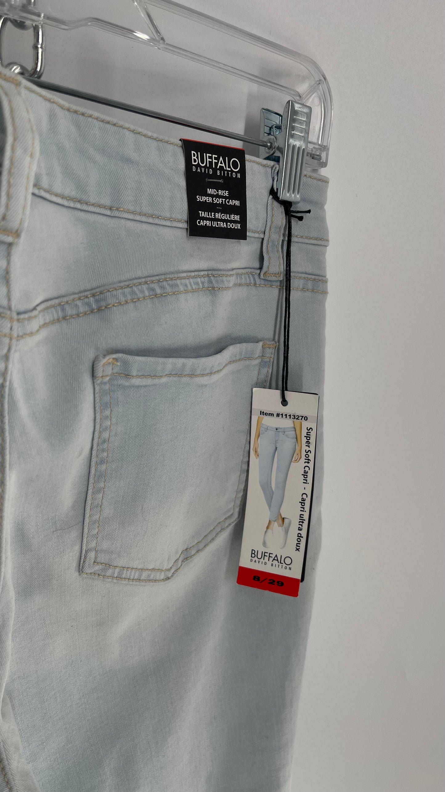 BUFFALO David Bitton Light Wash Jeans with Tags Attached (8/29)