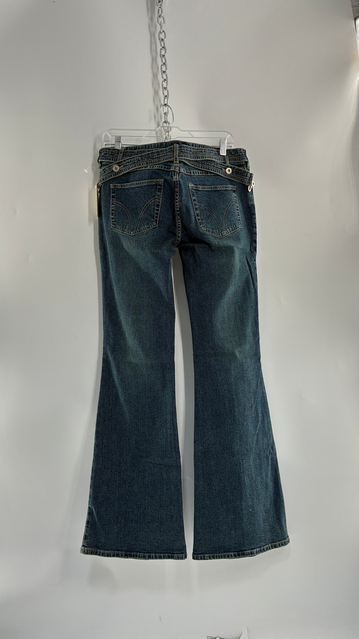 Deadstock Vintage TANNA JEANS with Cross Over Bum Detail and Tags Attached (8)
