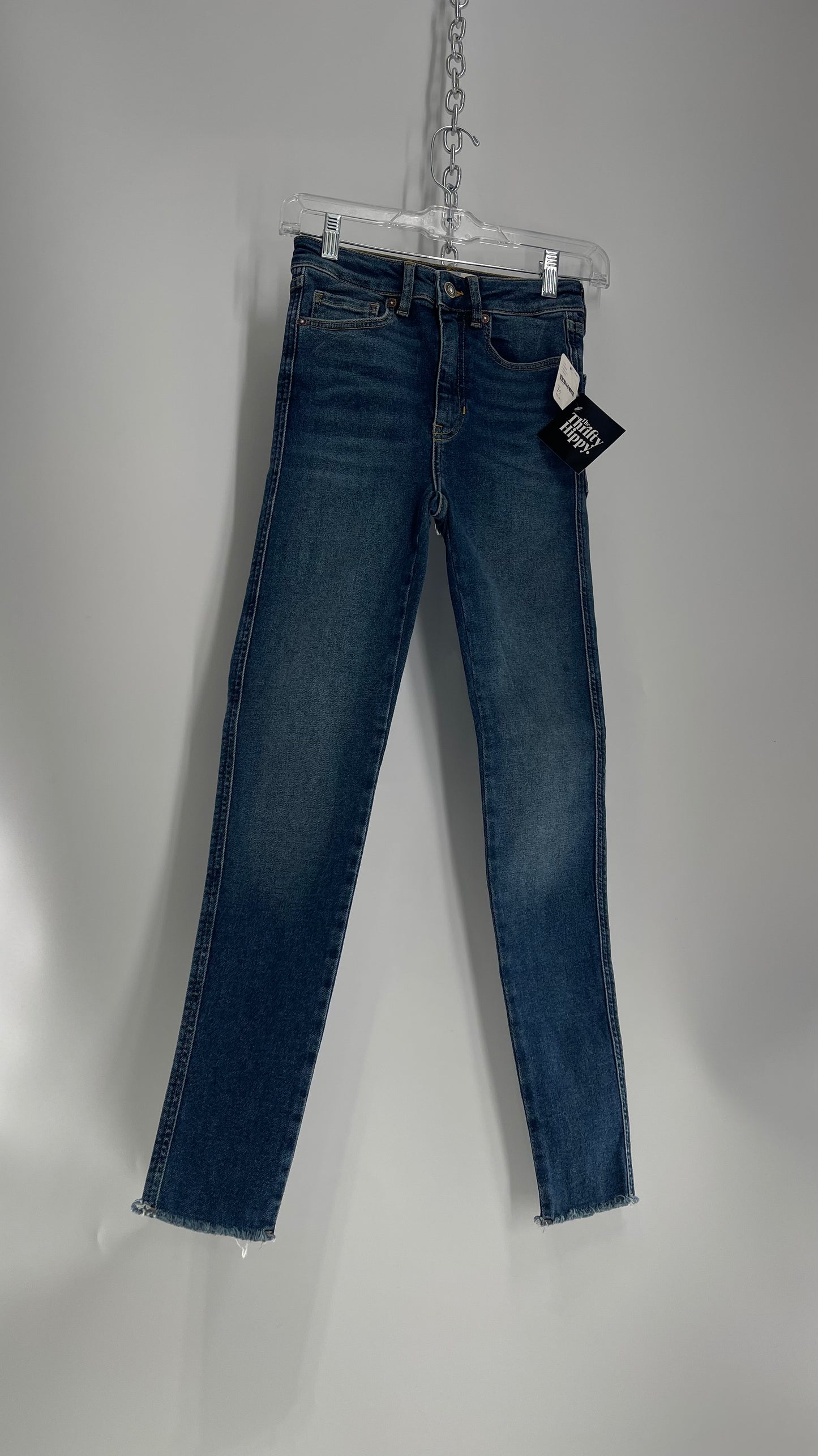 Free People Medium Wash Jeans with Tags Attached (25)