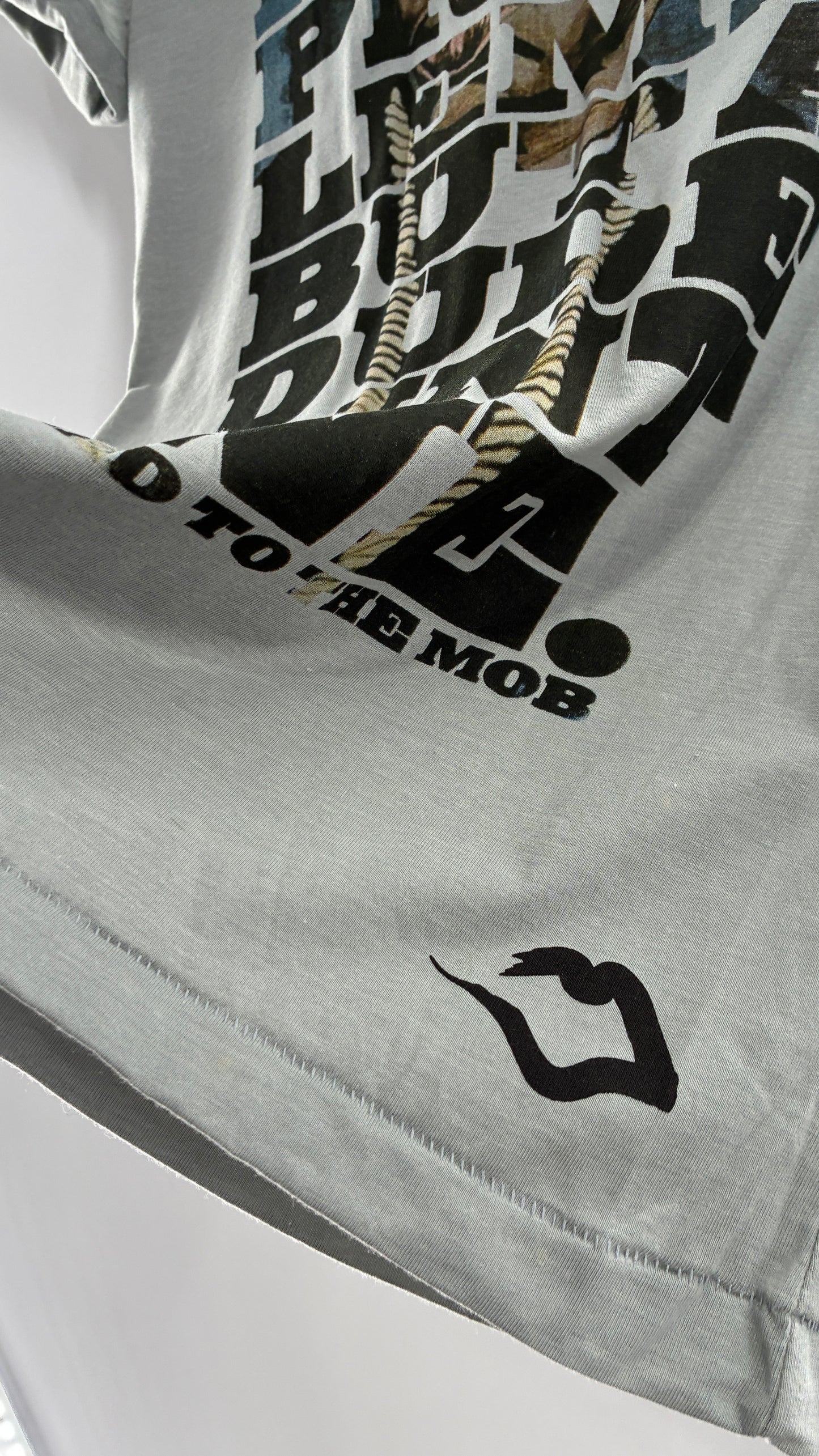 Vintage MARRIED TO THE MOB “I got 99 Problems But a Dude Ain’t One” Grey (Large)