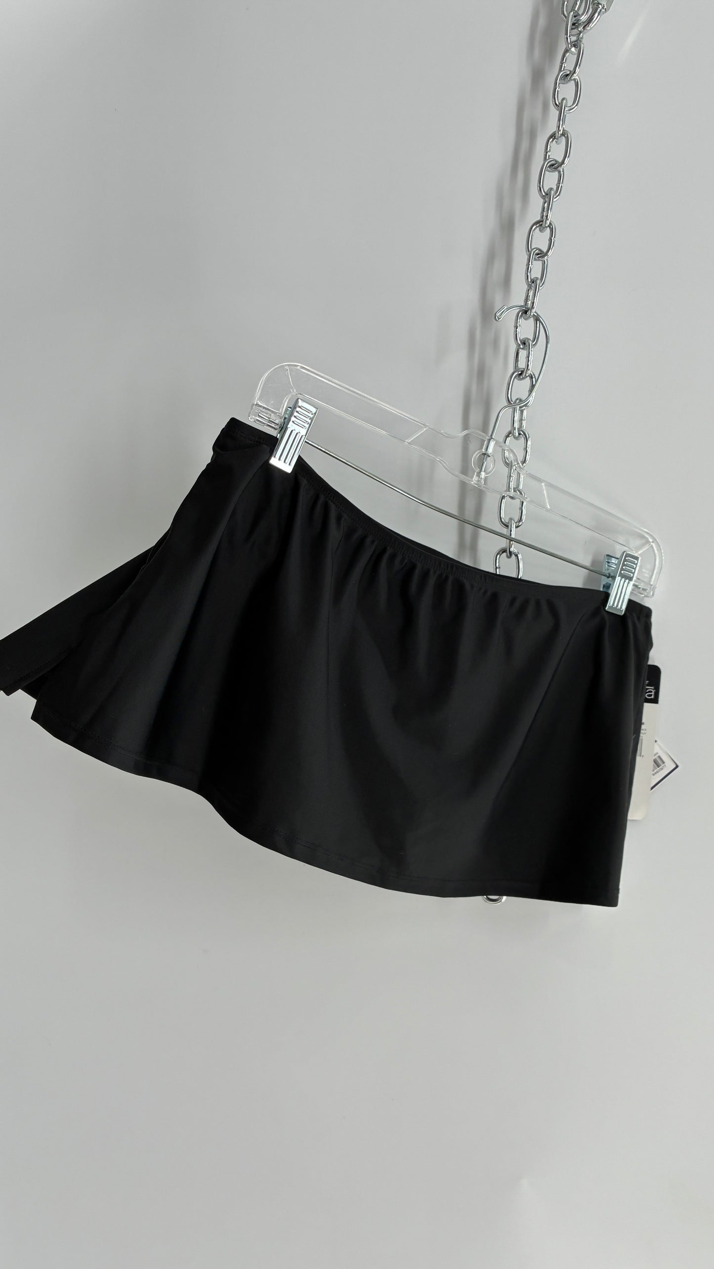 Vintage Deadstock CATALINA Black Low Rise Micro Mini Skirt (8/10)