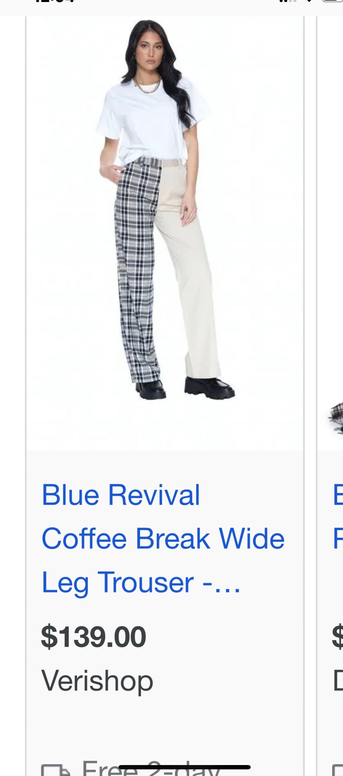 Blue Revival Coffee Break Plaid Khaki Combo Reworked Trouser (25)
