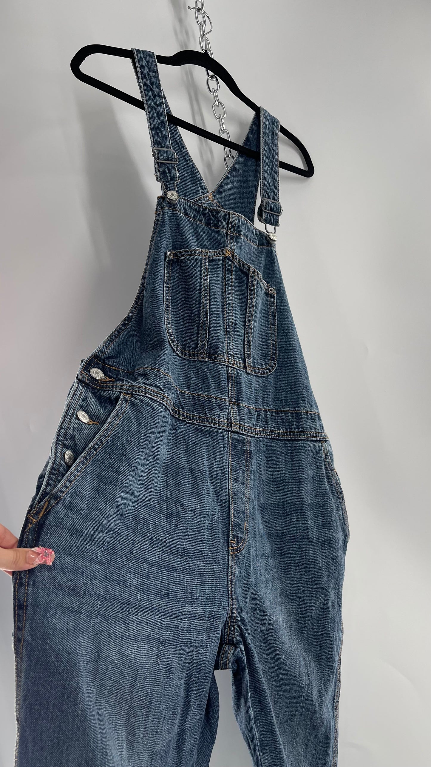 Vintage Jean Overall Jumpsuit (Medium)