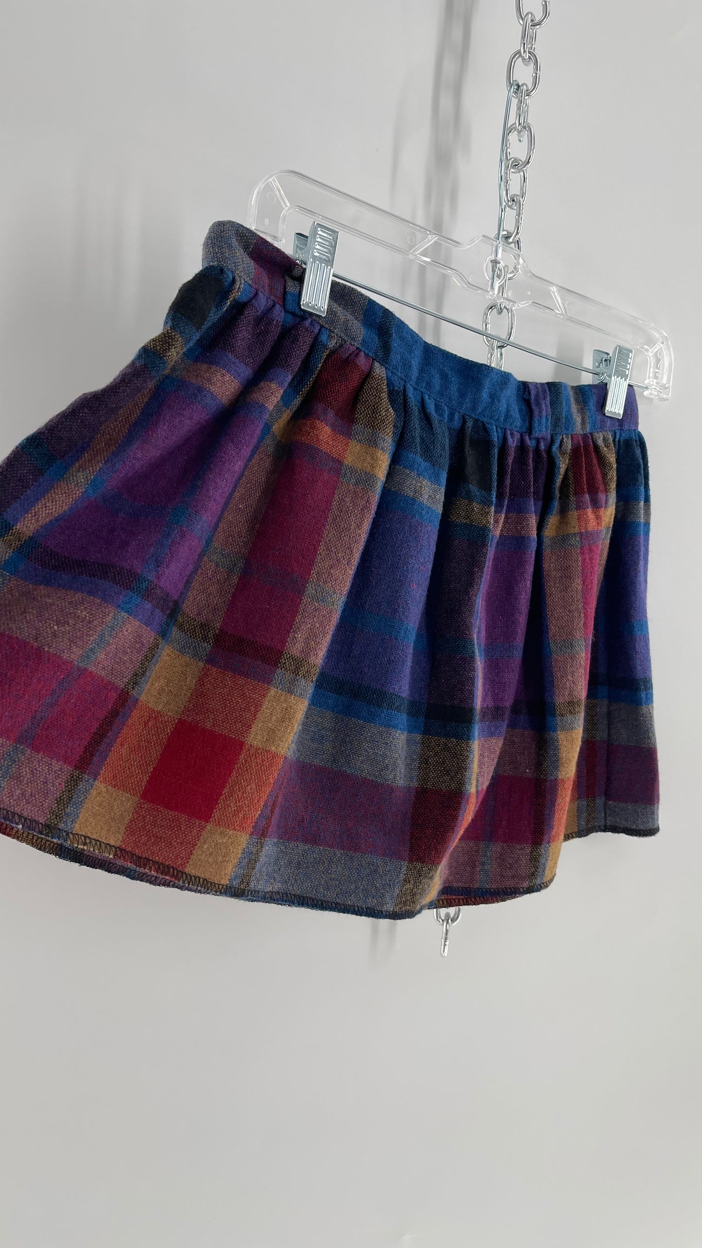 Urban Outfitters Urban Renewal Plaid wool Skirt with Tags Attached (XS)